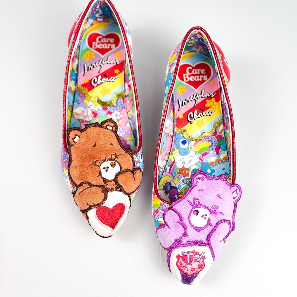 Irregular Choice x Care Bears “Sharing is Caring” Flats – Size 39 / UK 6